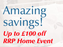 Amazing savings! Up to �100 off RRP Home Event