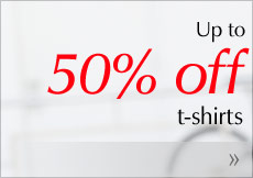 Up to 50% off t-shirts