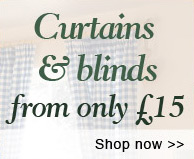 Curtains and blings from only �15