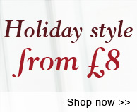 Holiday style from &pound;8