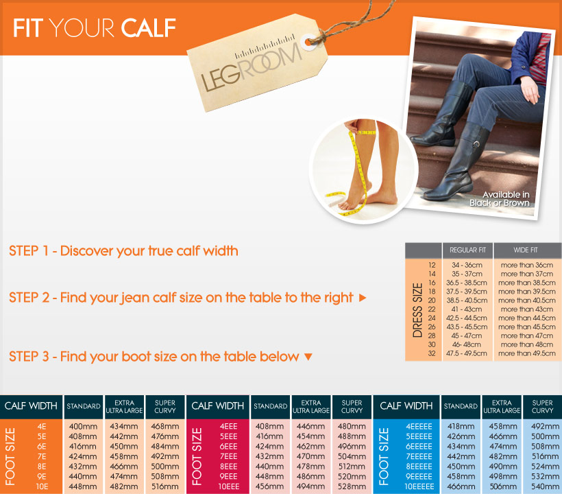 Fit Your Calf & Legroom Boots