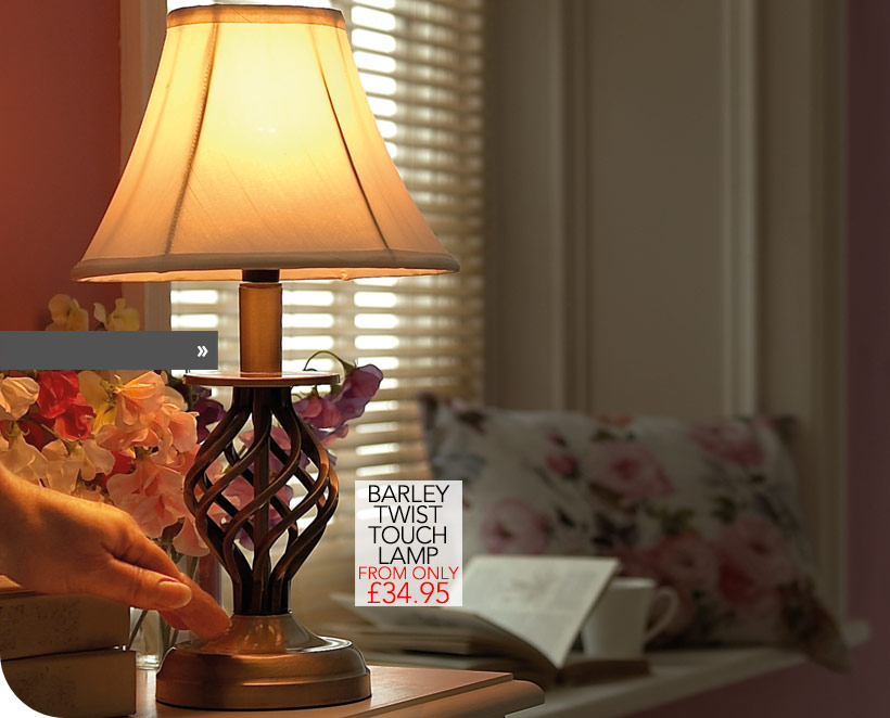 Barley Twist Touch Lamp