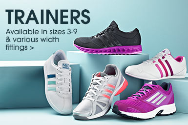 Trainers in Sizes 3-9 & Various Widths >