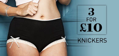 3 for £10 Knickers