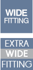 Wide fitting - Extra wide fitting Wide fitting - Extra wide fitting