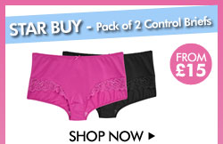 Star Buy - pack of 2 control briefs