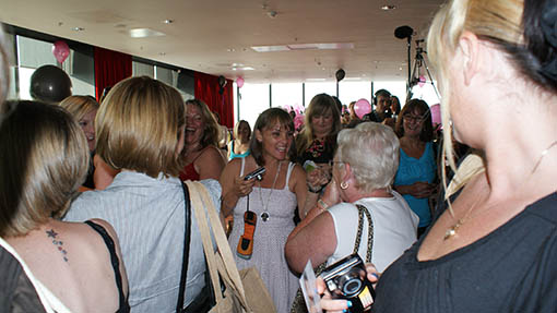 Competition winners at the Simply Yours and Gok Wan bra fitting event A few more Goktails later