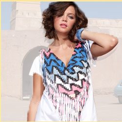 Scarf Effect T shirt