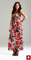 floral maxi dress