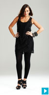 black mesh vest