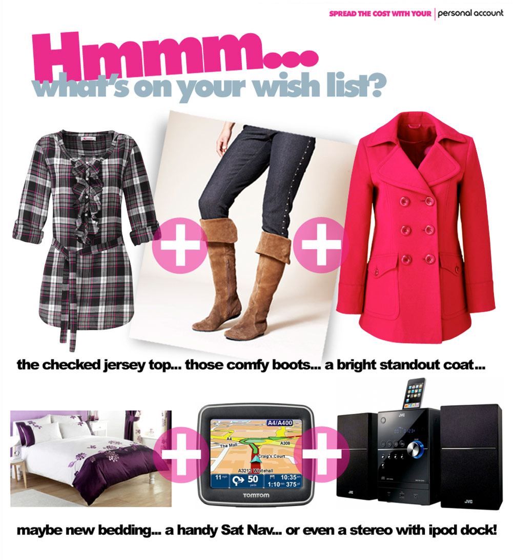 Hmmm... what's on your wish list?