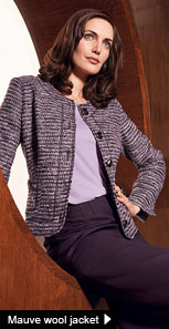 Mauve wool jacket