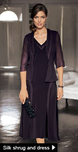 Silk shrug and dress