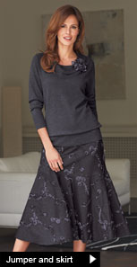 Jumper and skirt