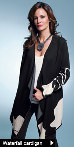 Waterfall cardigan