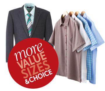 More value, sizes and choice