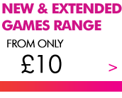 New & extended Games range from only &pound;10