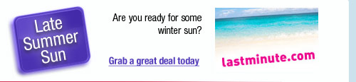 Late summer sun with lastminute.com