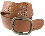 Jeans belt Tan