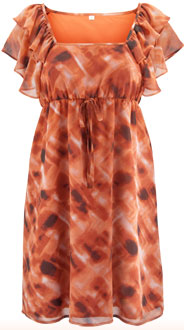 Frill Neck Dress