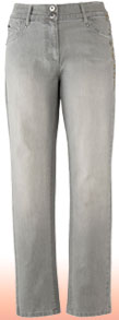 grey Wow slim leg jean