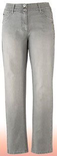 grey Wow slim leg jean