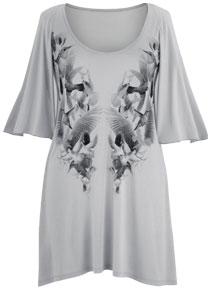Bird Print T-shirt