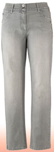grey Wow slim leg jean