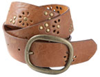 Jeans belt Tan