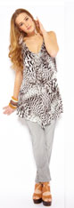 Tiered Print Top