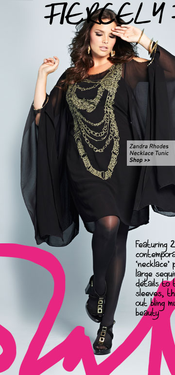 zandra rhodes necklace tunic