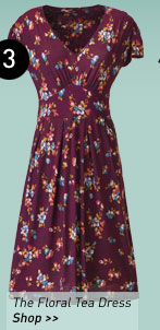the floral tea dress