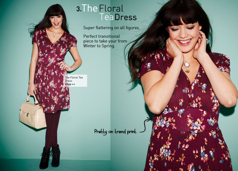 the floral tea dress