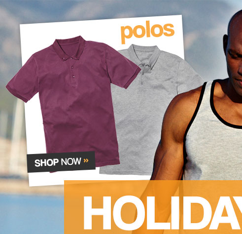 Polos &ndash; Shop Now >