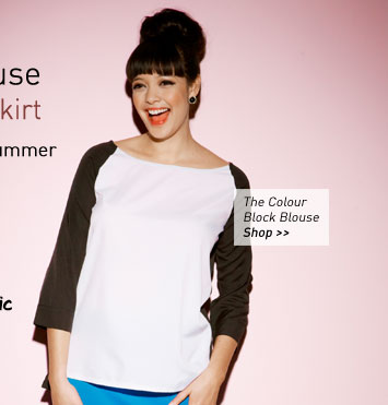 the Colour Block Blouse