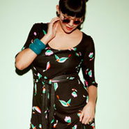 The Bird Print Dress