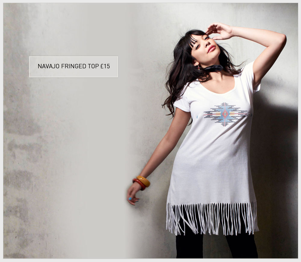 Navajo Fringed Top £15