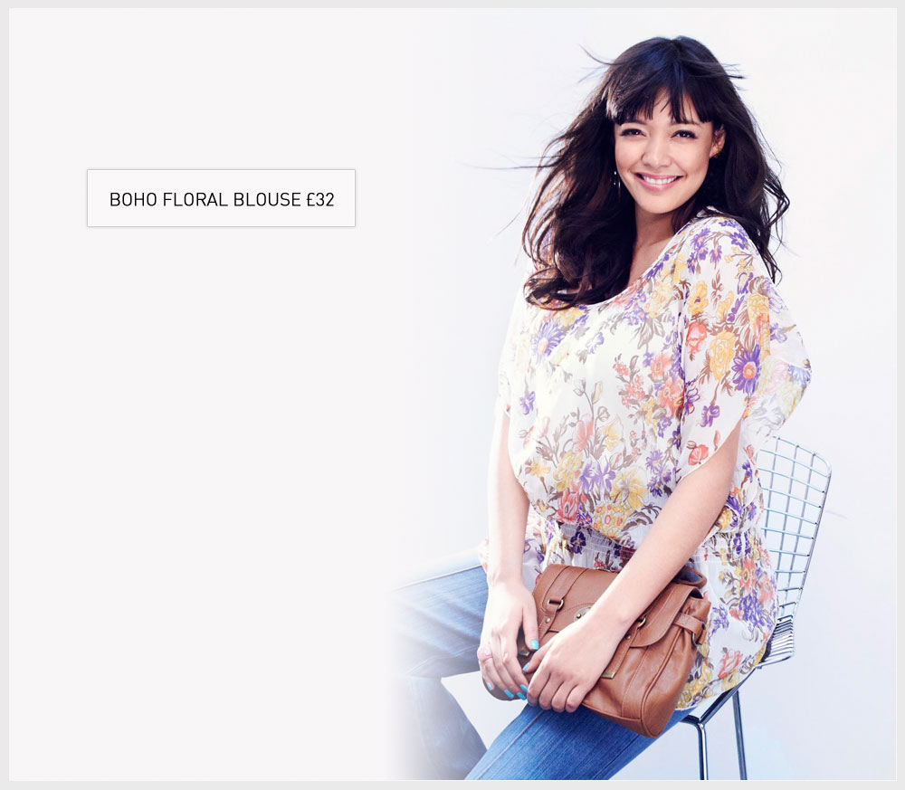 Boho Floral Blouse £32