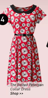 The Belted Peterpan Collar Dress