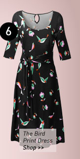 The Bird Print Dress