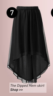 The Dipped Hem skirt