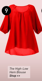 High-Low Hem Blouse