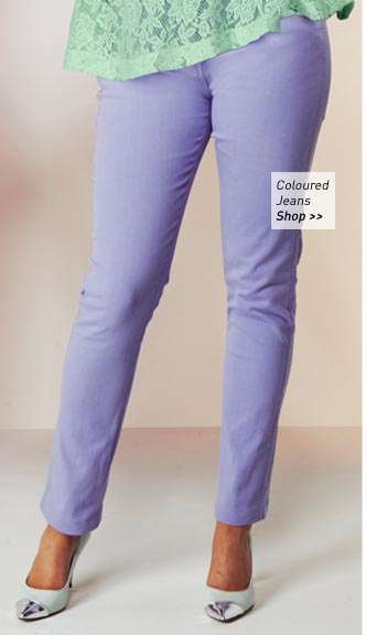 Lilac Coloured Jeans