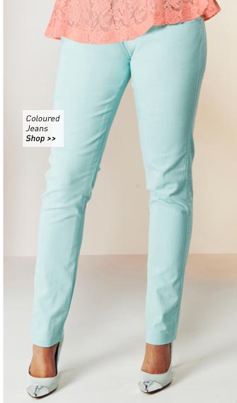Peppermint Coloured Jeans