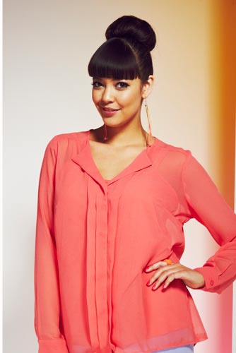 Open Collar Blouse