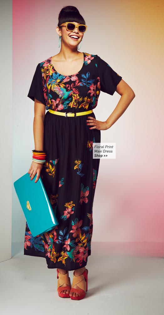 Floral Print Maxi Dress