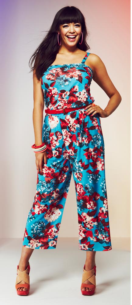 Floral Print Jumpsuit
