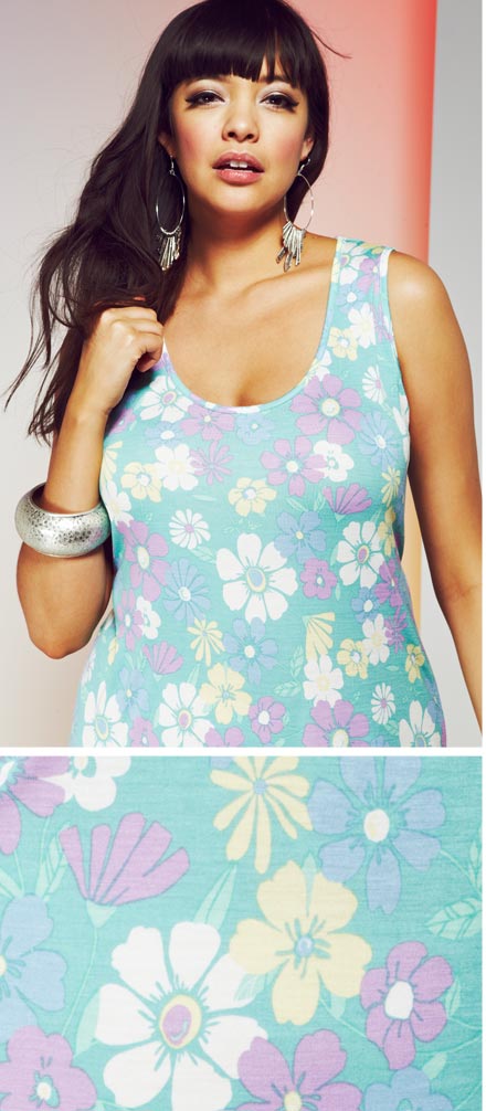 Frill Hem Jersey Dress