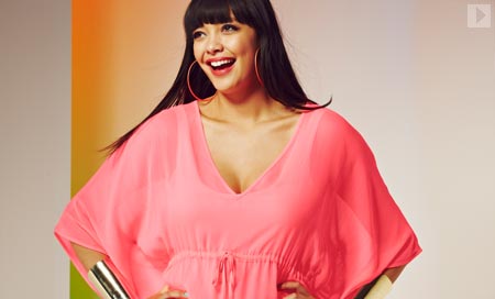 neon kaftan