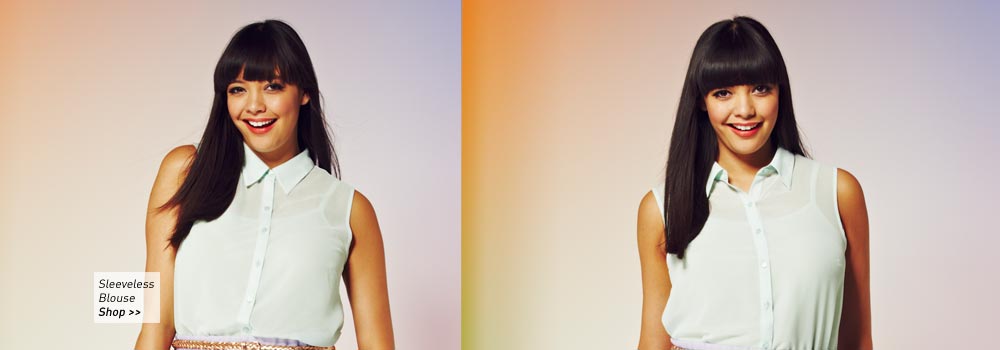 sleeveless blouse